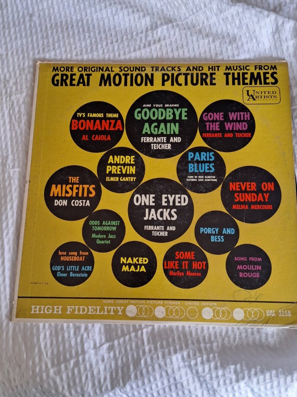 great motion picture themes lp record